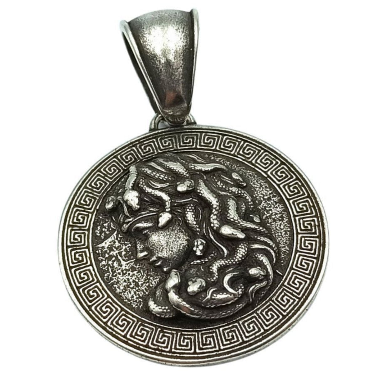 Medusa Gorgon pendant Silver plating