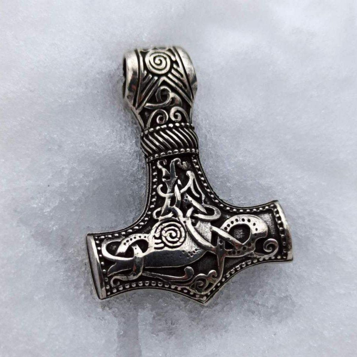 Mammen style Mjolnir pendant