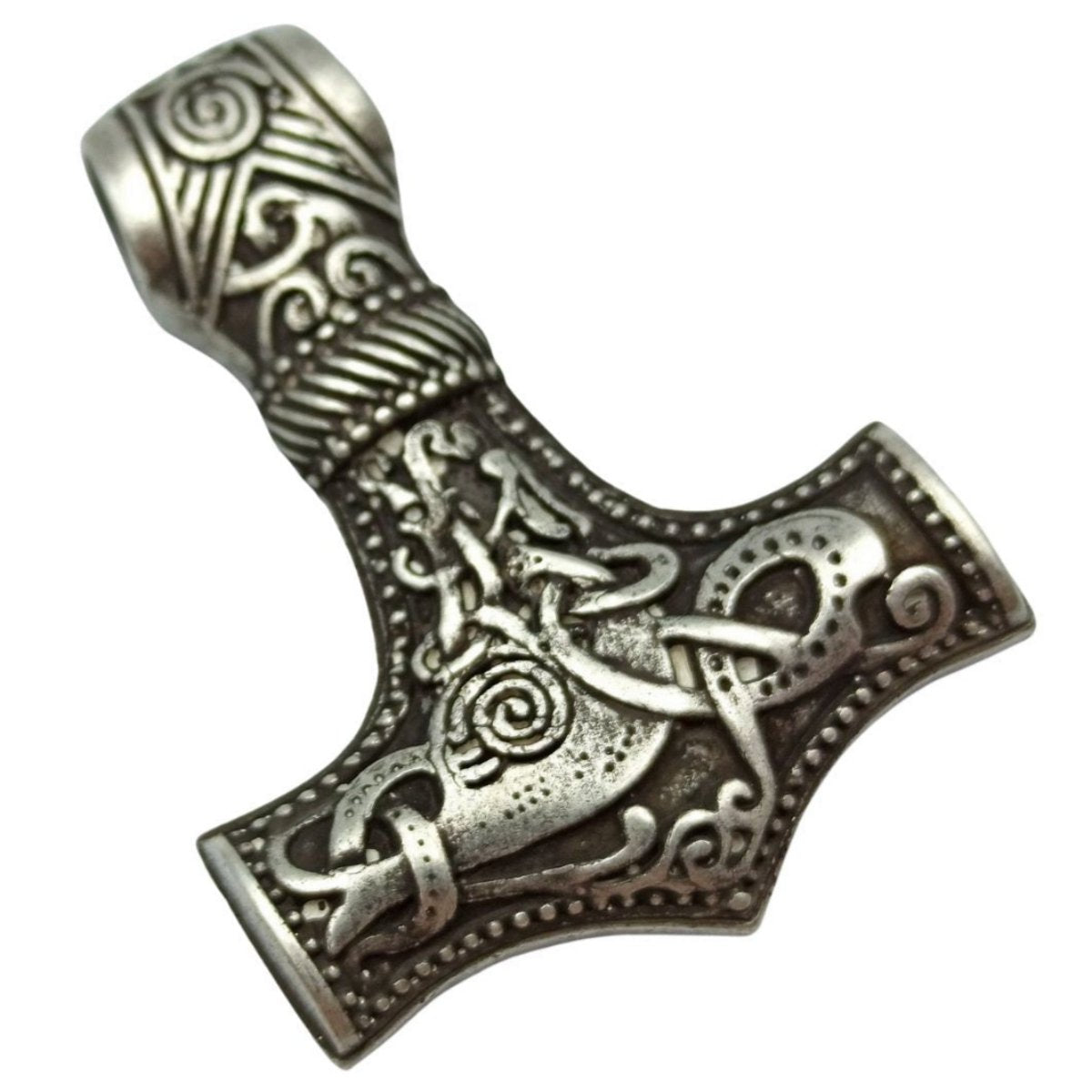 Mammen style Mjolnir pendant Silver plating