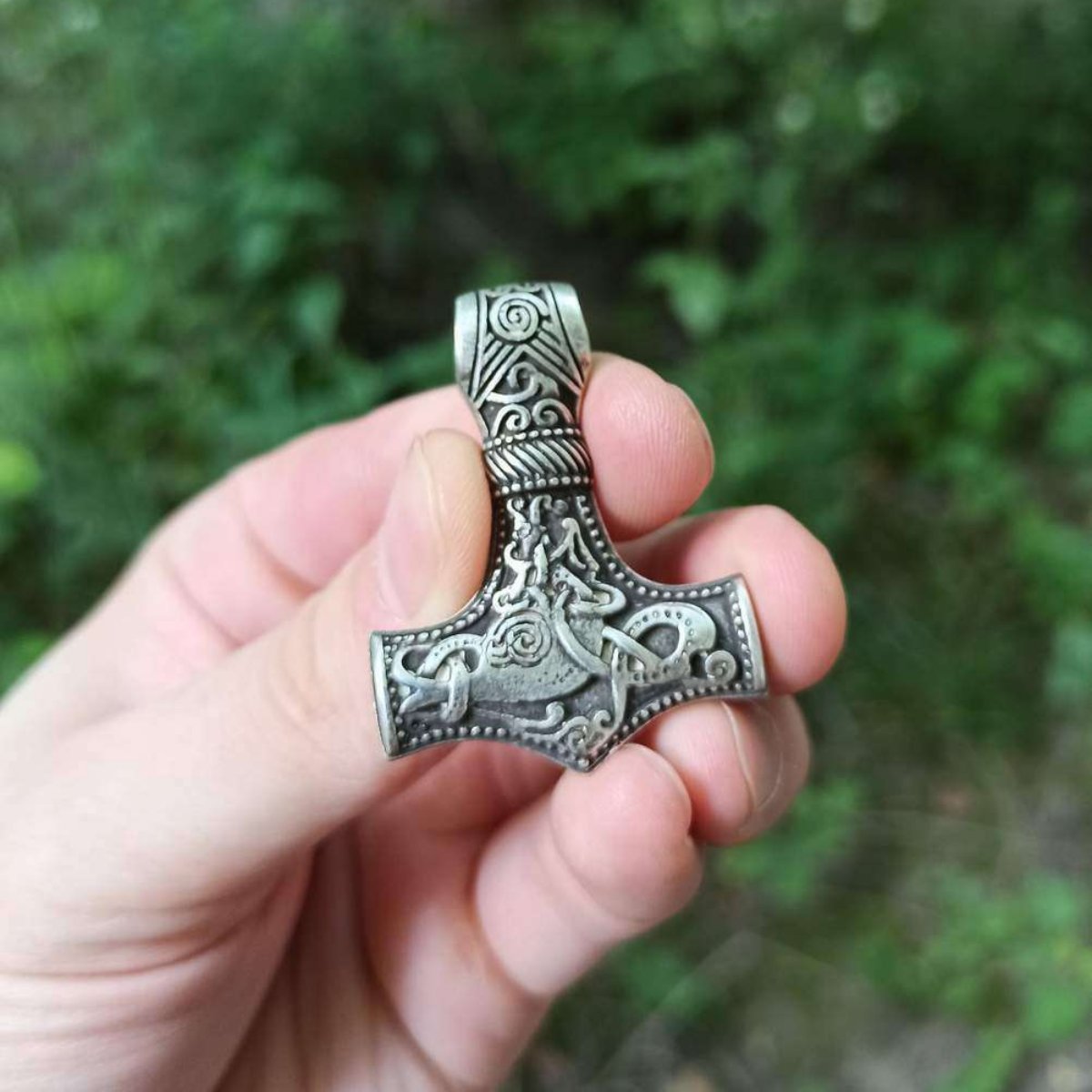 Mammen style Mjolnir pendant