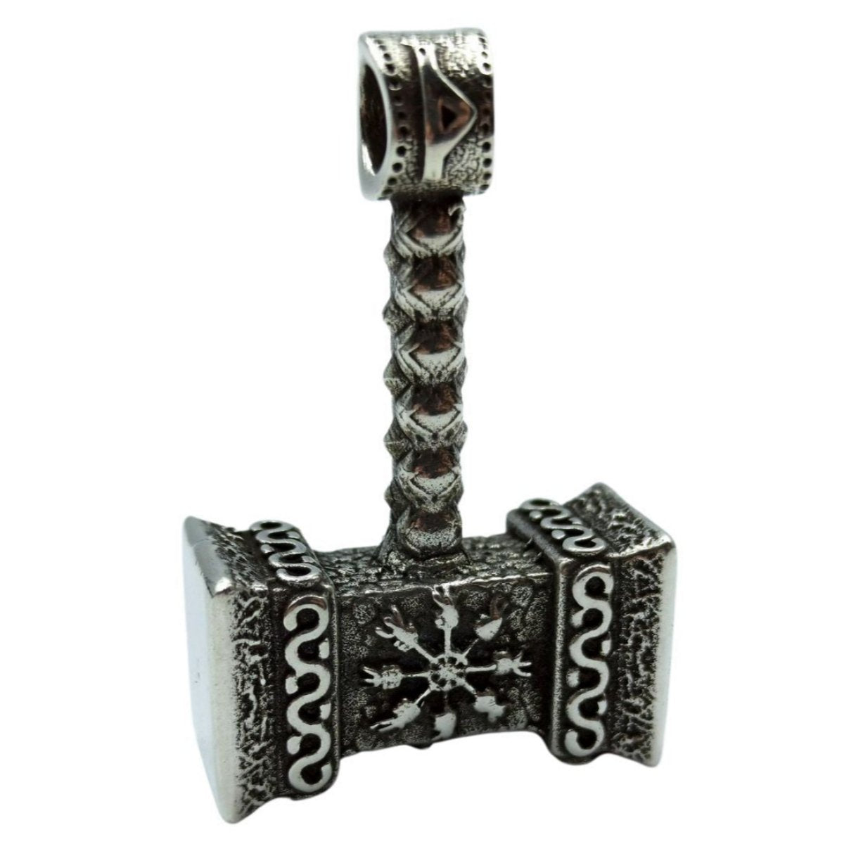 Mjolnir with runes pendant
