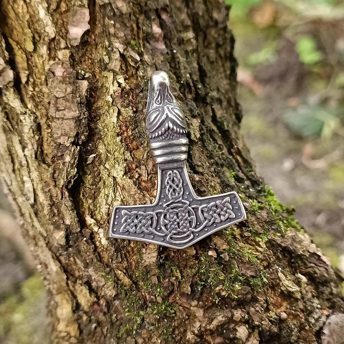 Mjolnir Dragon replica pendant