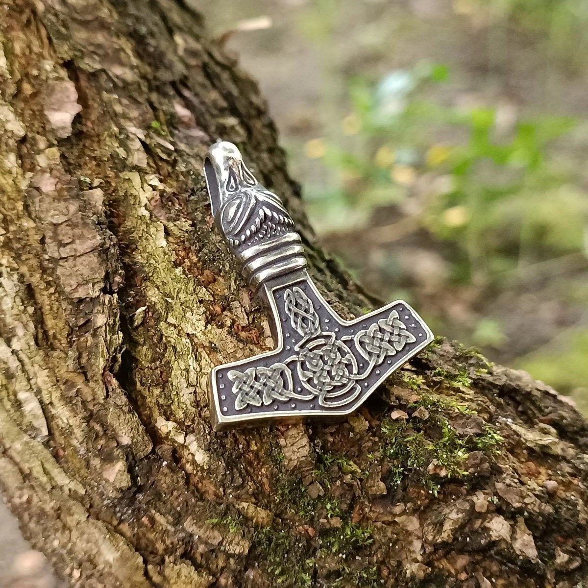 Mjolnir Dragon replica pendant