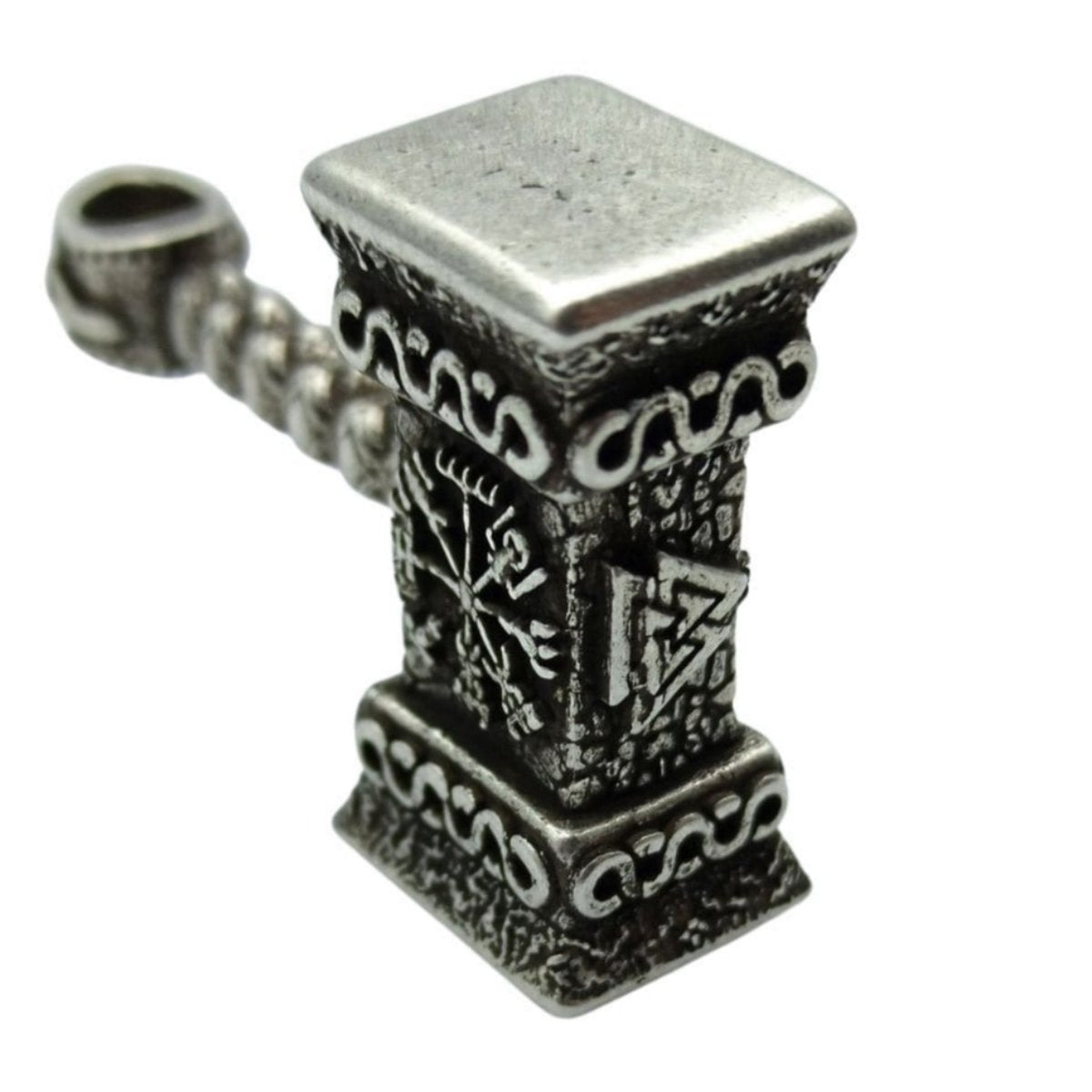 Mjolnir with runes pendant
