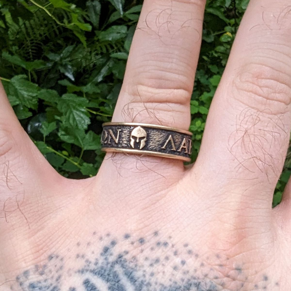Molon Labe ring