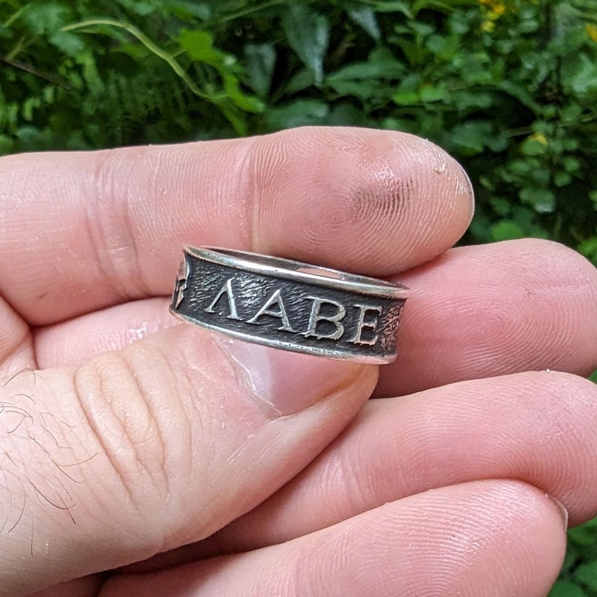 Molon Labe ring