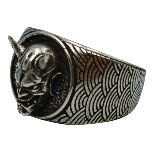 Oni Signet Ring 6 US Silver plating