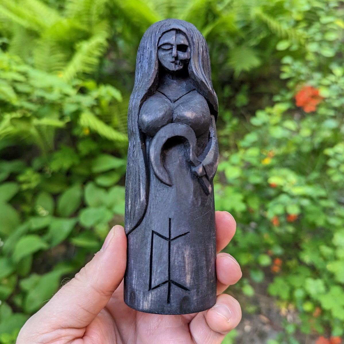 Hel wooden figurine
