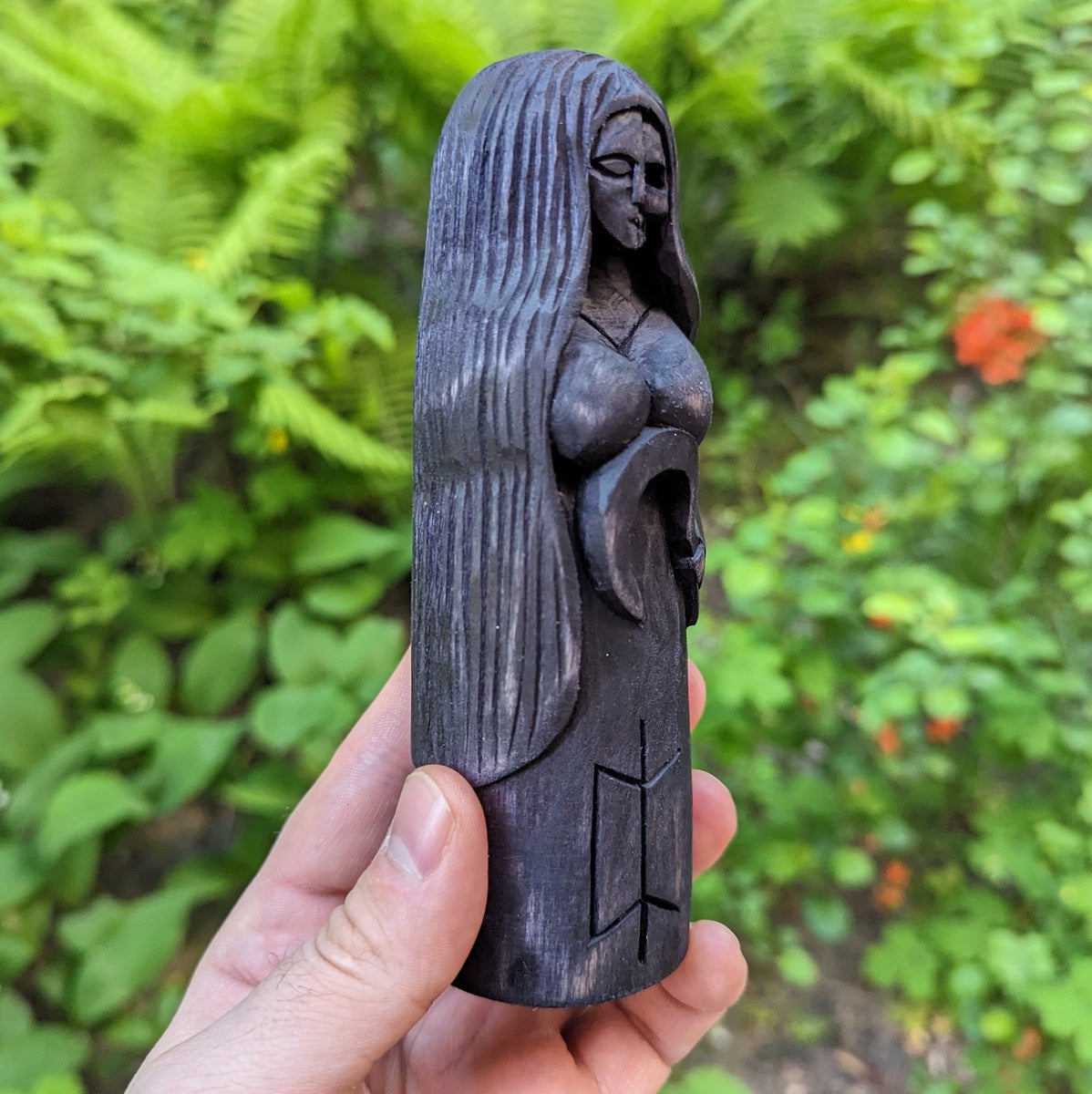Hel wooden figurine