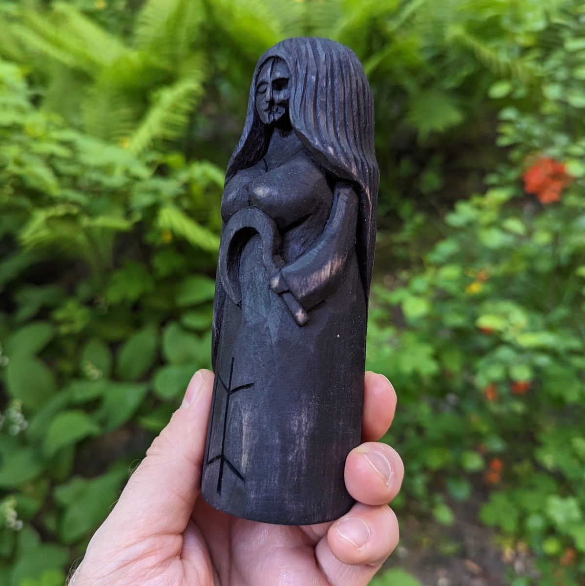 Hel wooden figurine