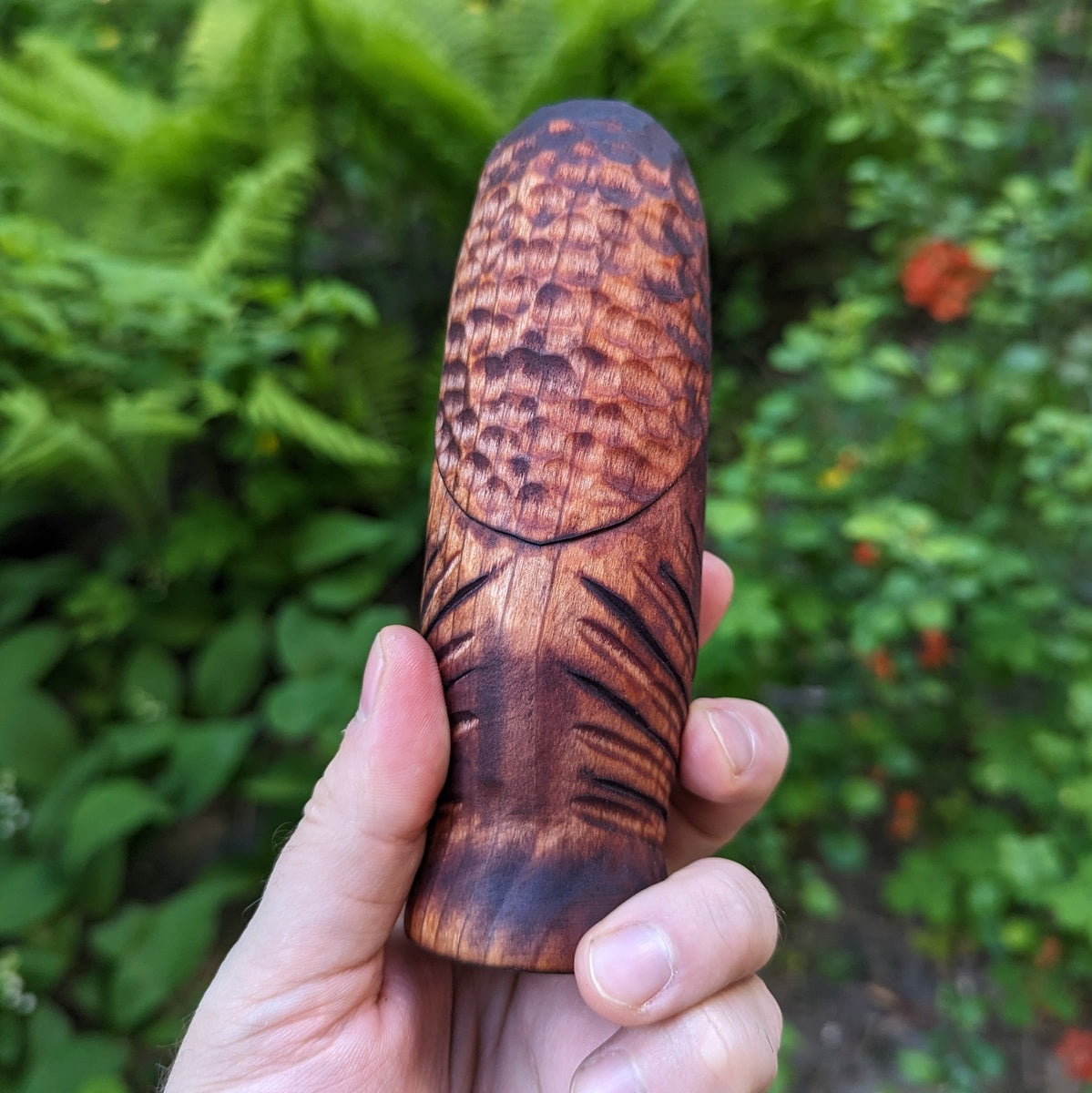 Zemyna Goddess wooden figurine