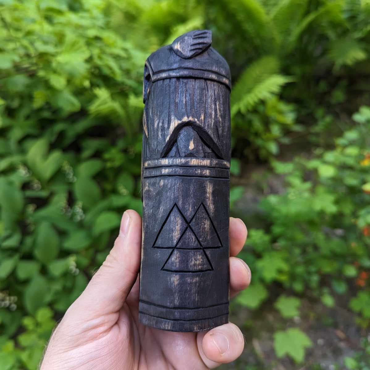 Odin Allfather wooden figurine