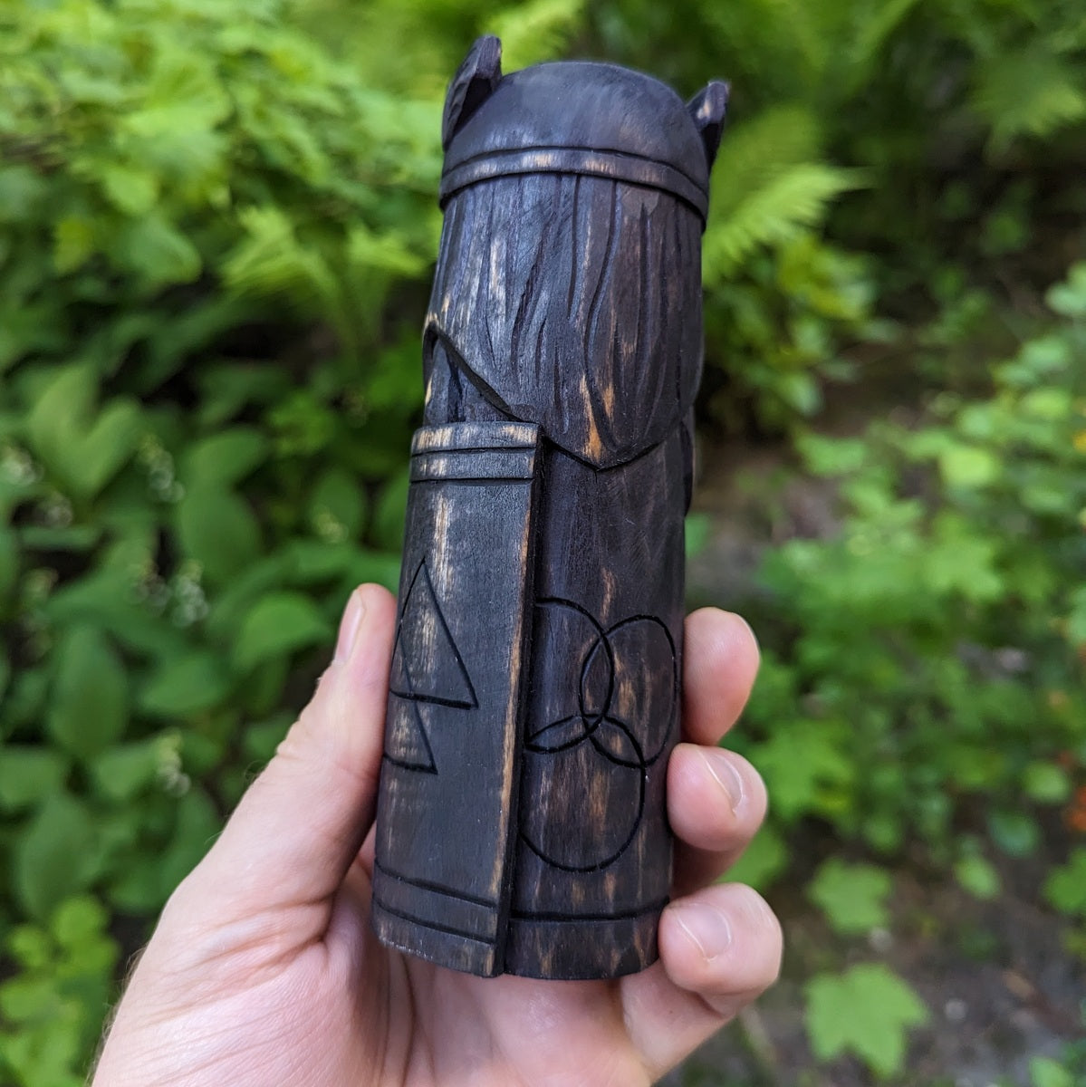 Odin Allfather wooden figurine