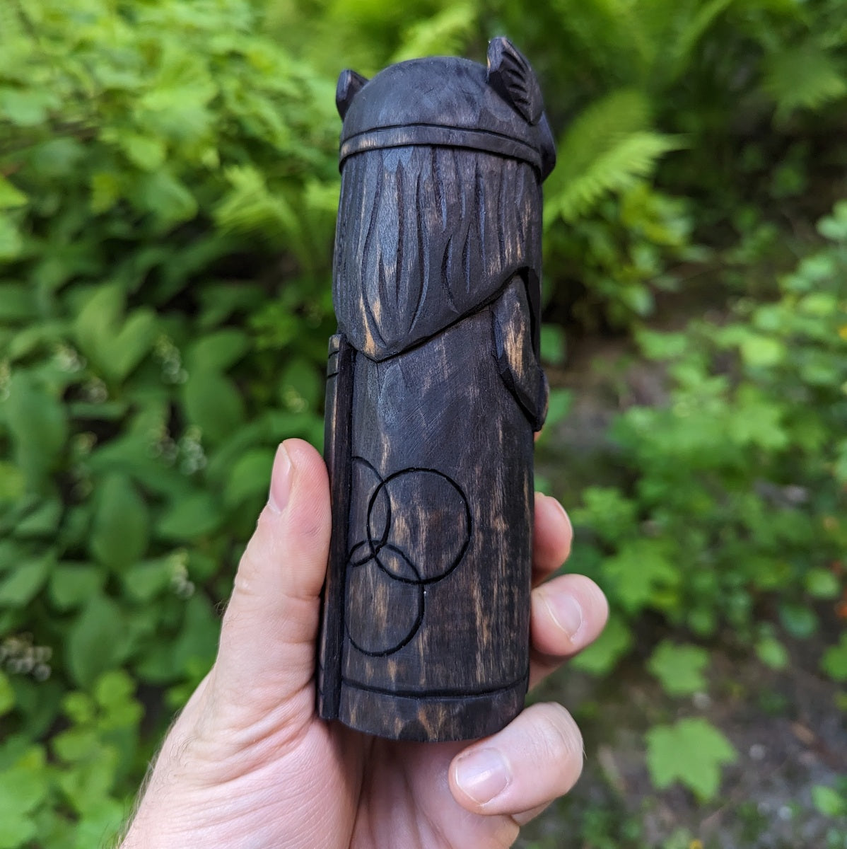 Odin Allfather wooden figurine