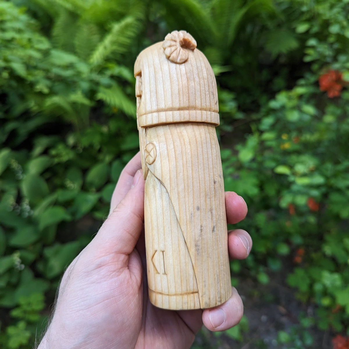 Loki wooden figurine