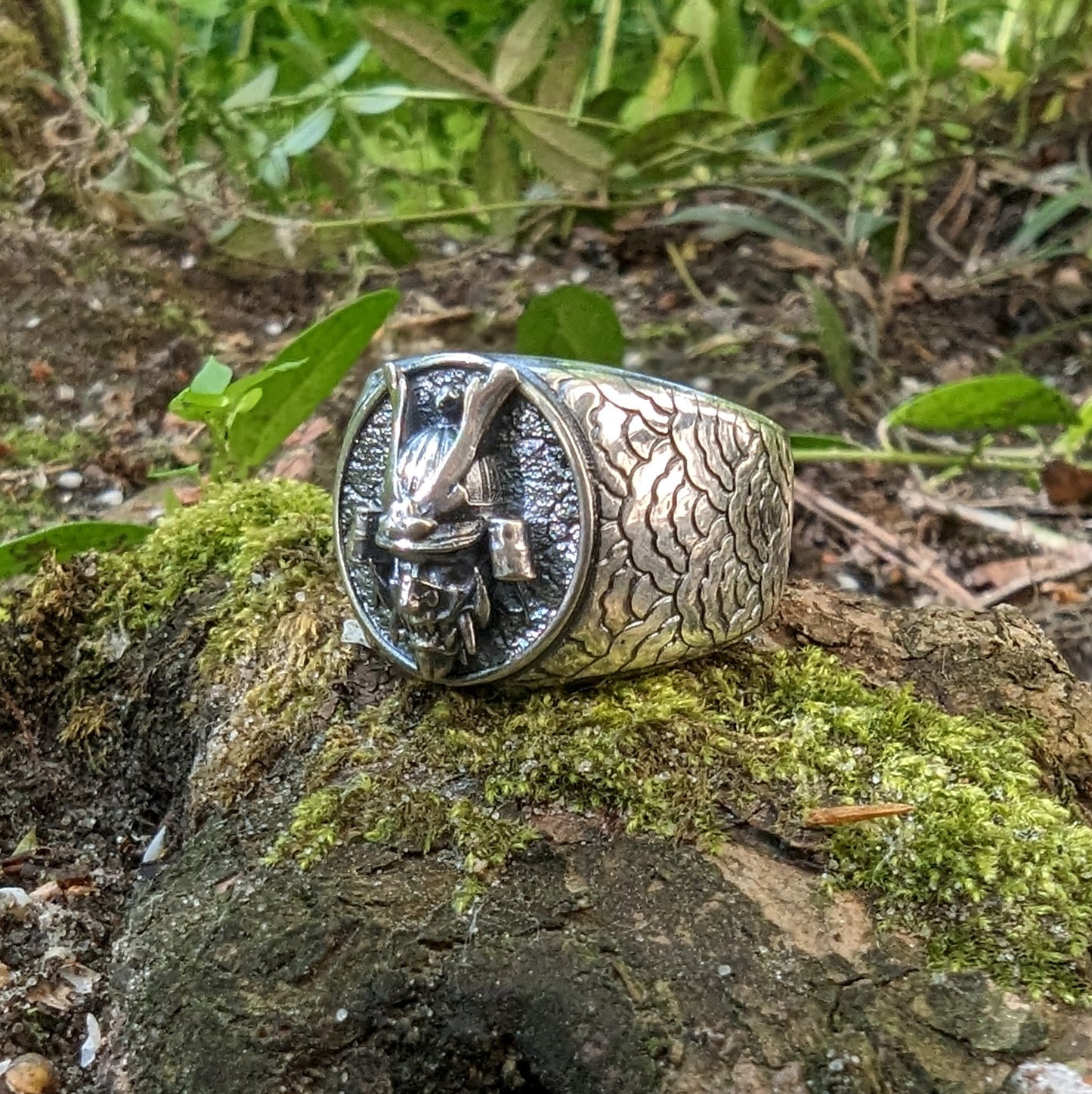 Samurai Kabuto Helmet Ring