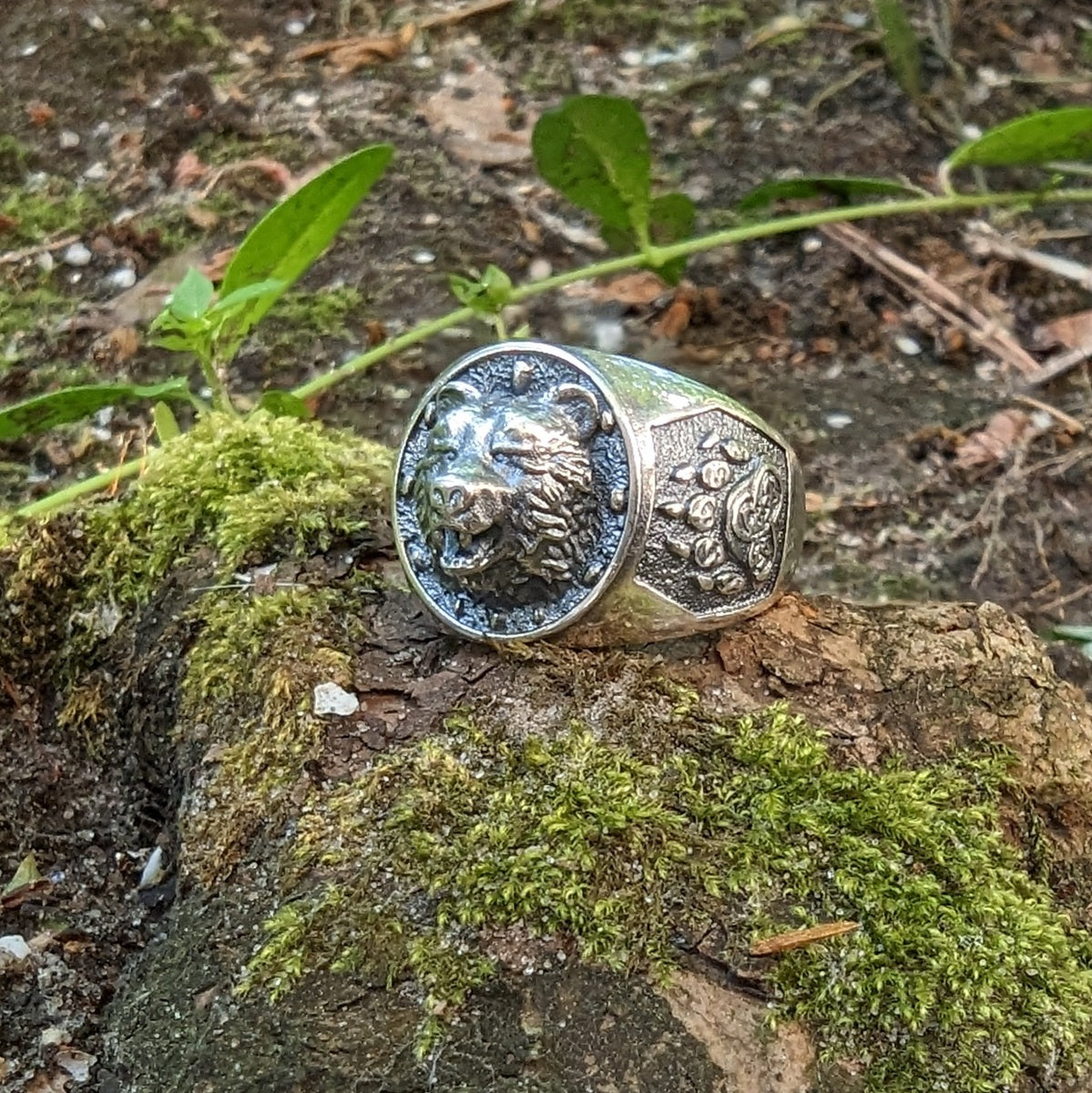 Viking bear ring v2