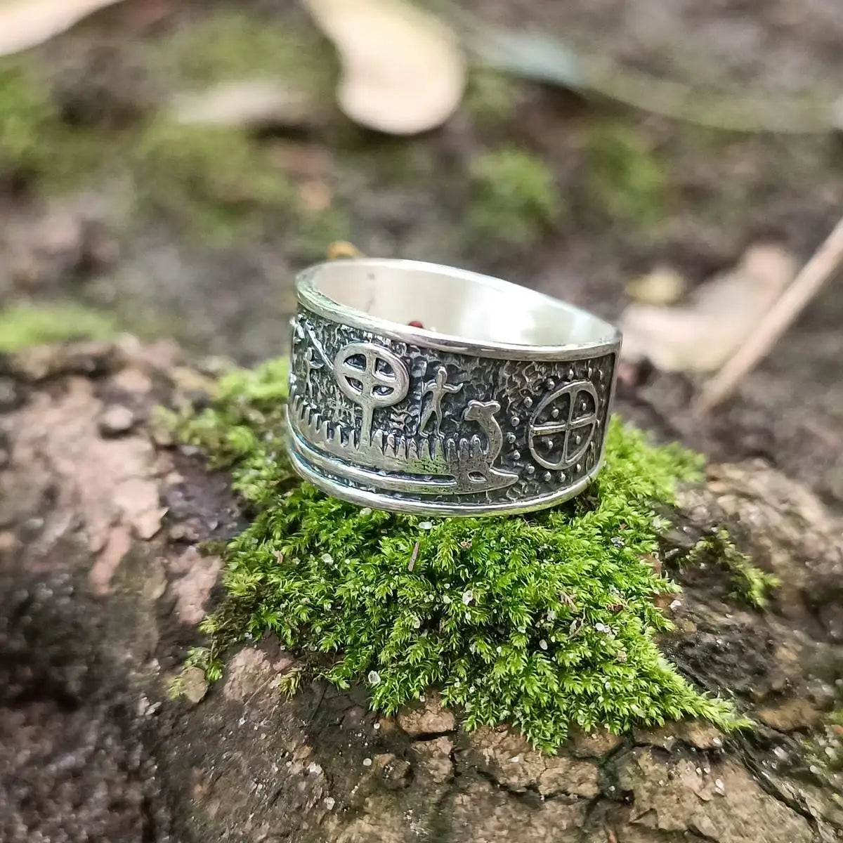 Norse Petroglyph ring