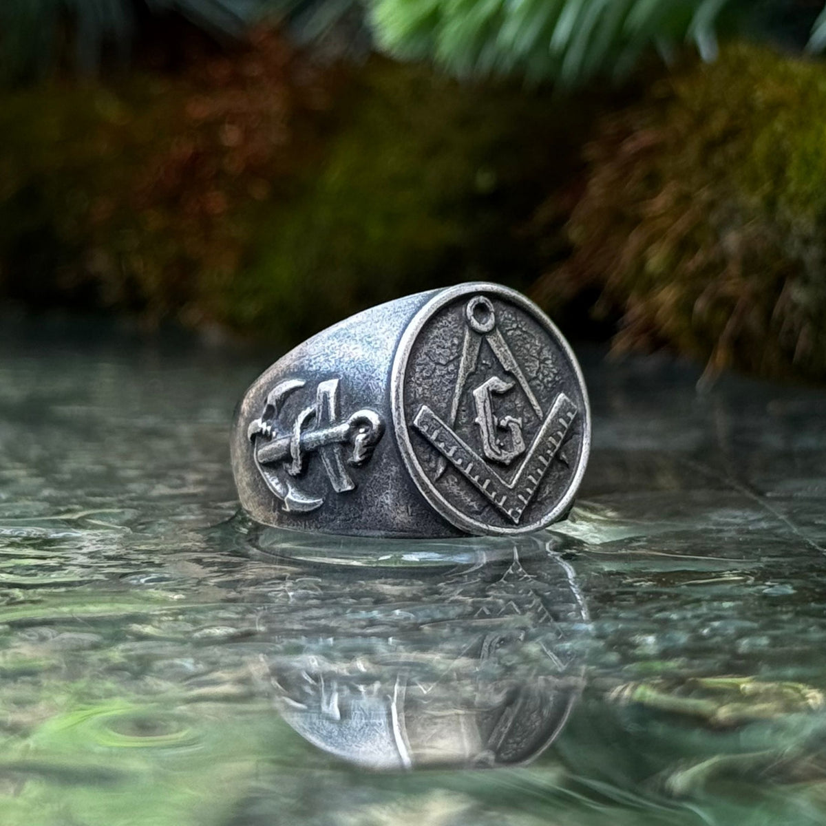 Masonic Eye Ring — Eye of Providence Symbol