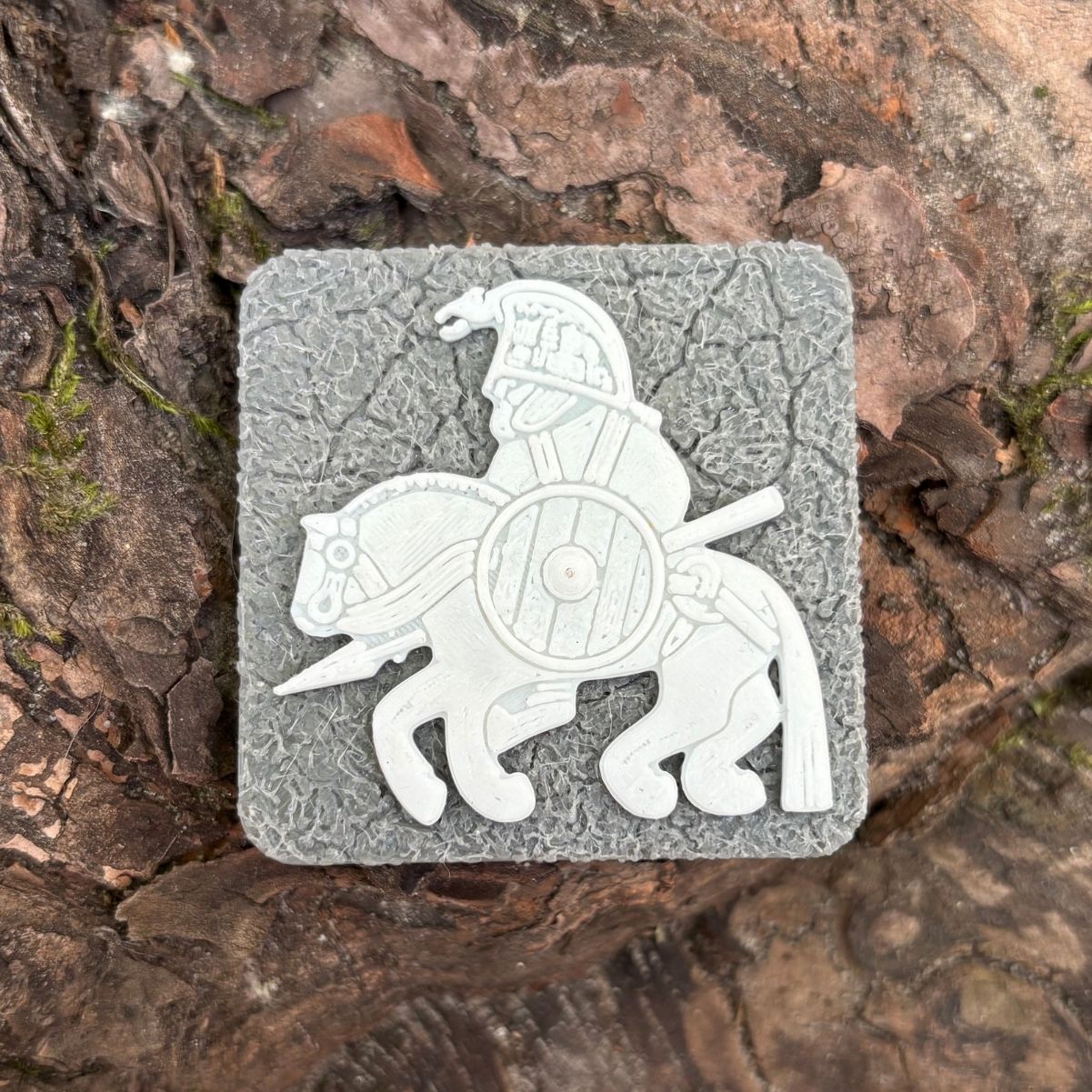 Horseman from Vendel magnet