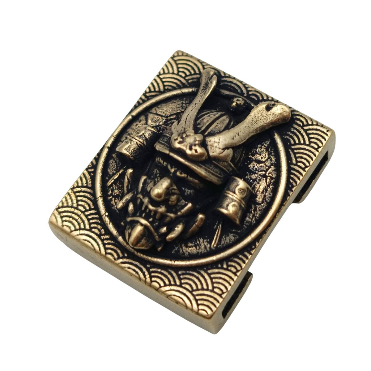 Samurai kabuto mask Molle clip