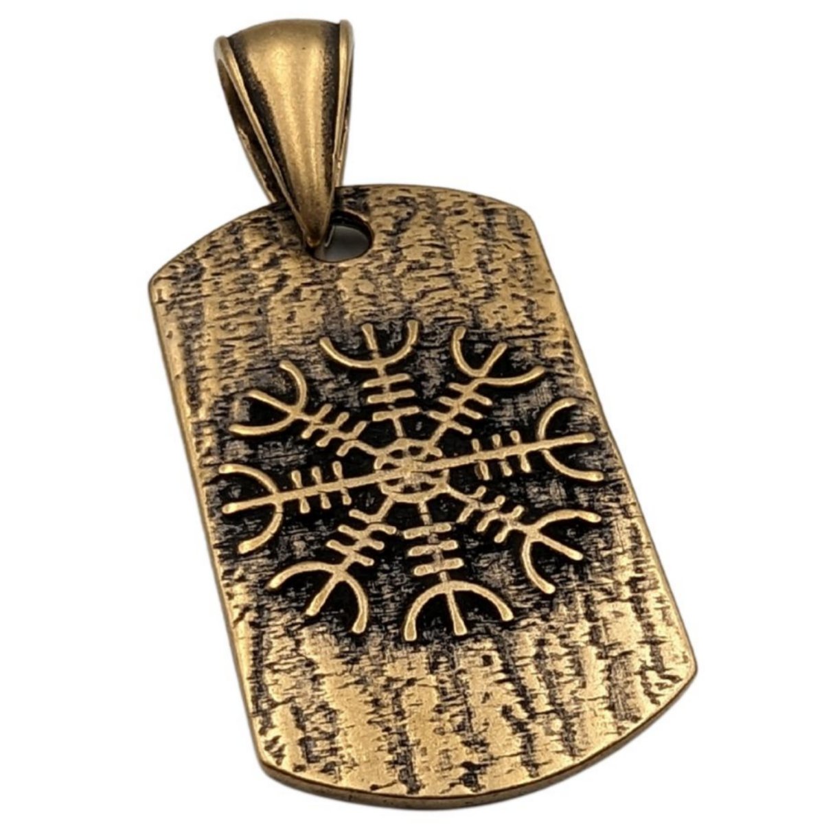 Sigurd and Fafnir Aegishjalmur pendant