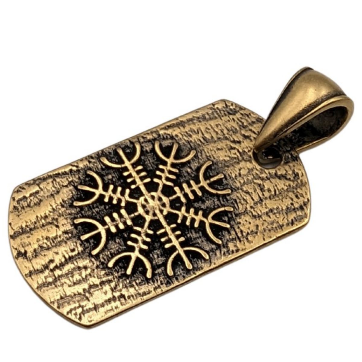 Sigurd and Fafnir Aegishjalmur pendant