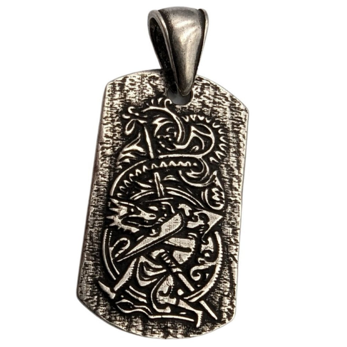 Sigurd and Fafnir Aegishjalmur pendant Silver plating Only pendant