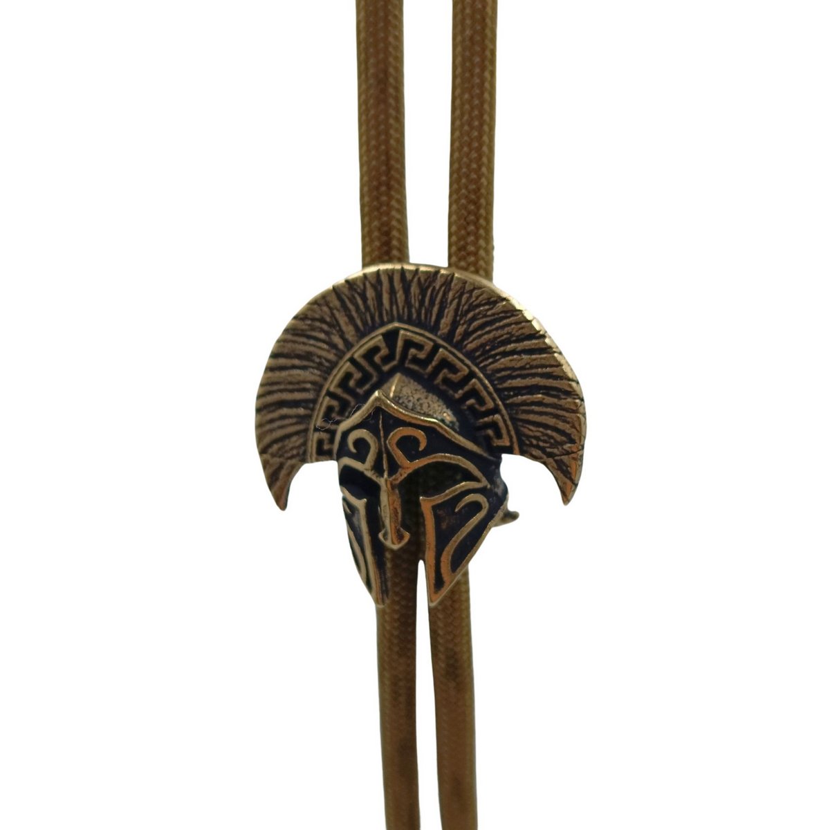 Spartan officer helmet paracord bead