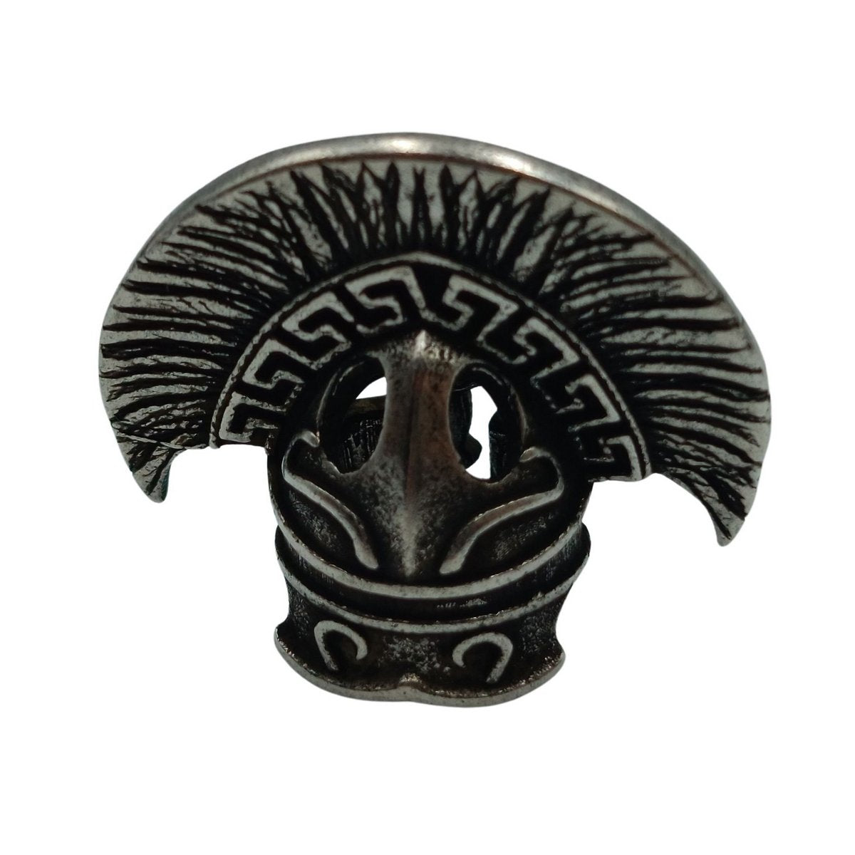 Spartan officer helmet paracord bead   