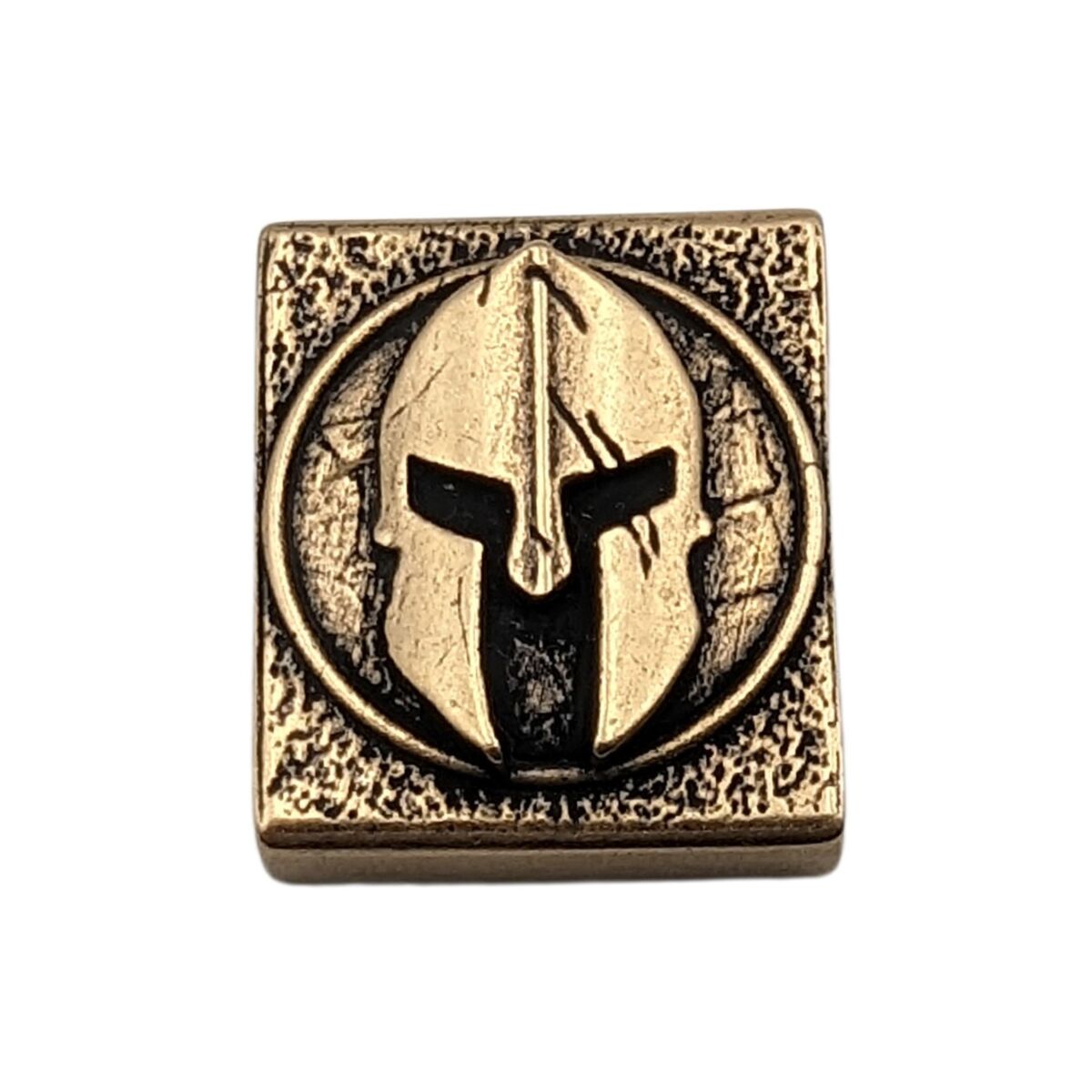 Spartan helmet molle clip Bronze with patina