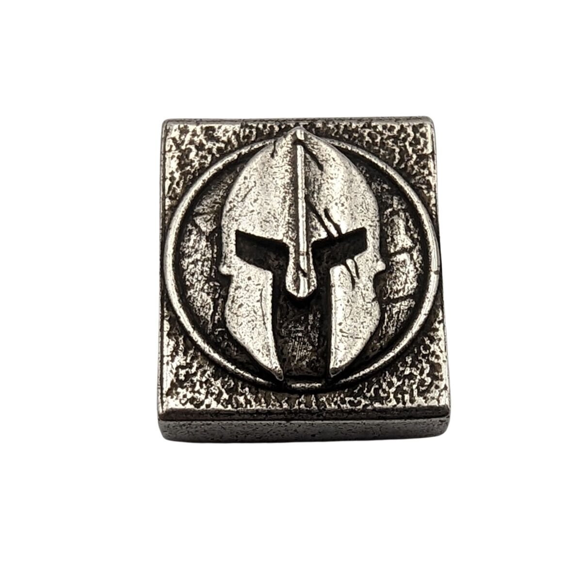 Spartan helmet molle clip Silver plated bronze