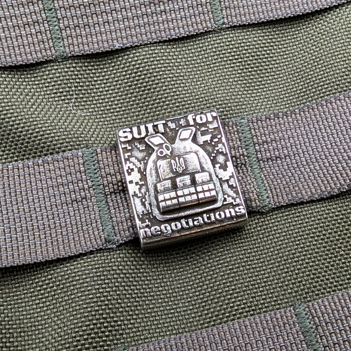 Suit for Negotiations Molle clip