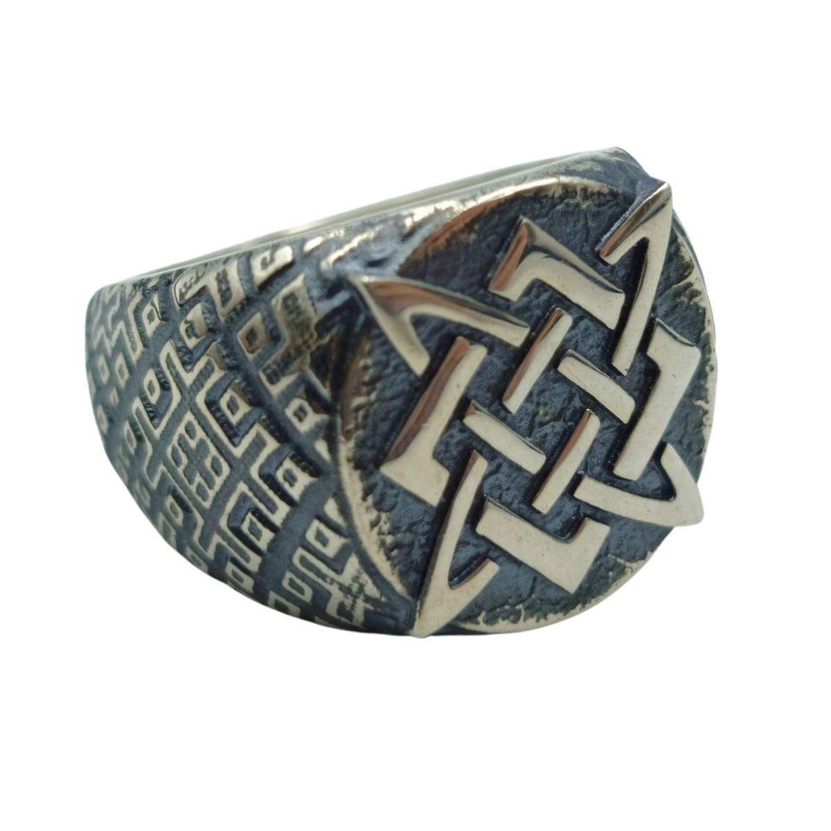 Svarog symbol ring
