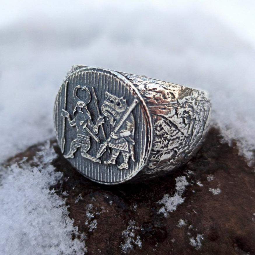 Torslunda dancer Ancient Viking ring