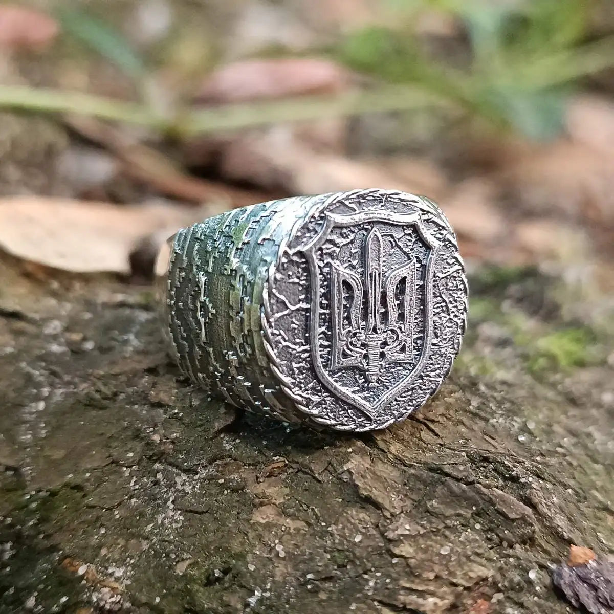 Ukraine coat of arms signet ring