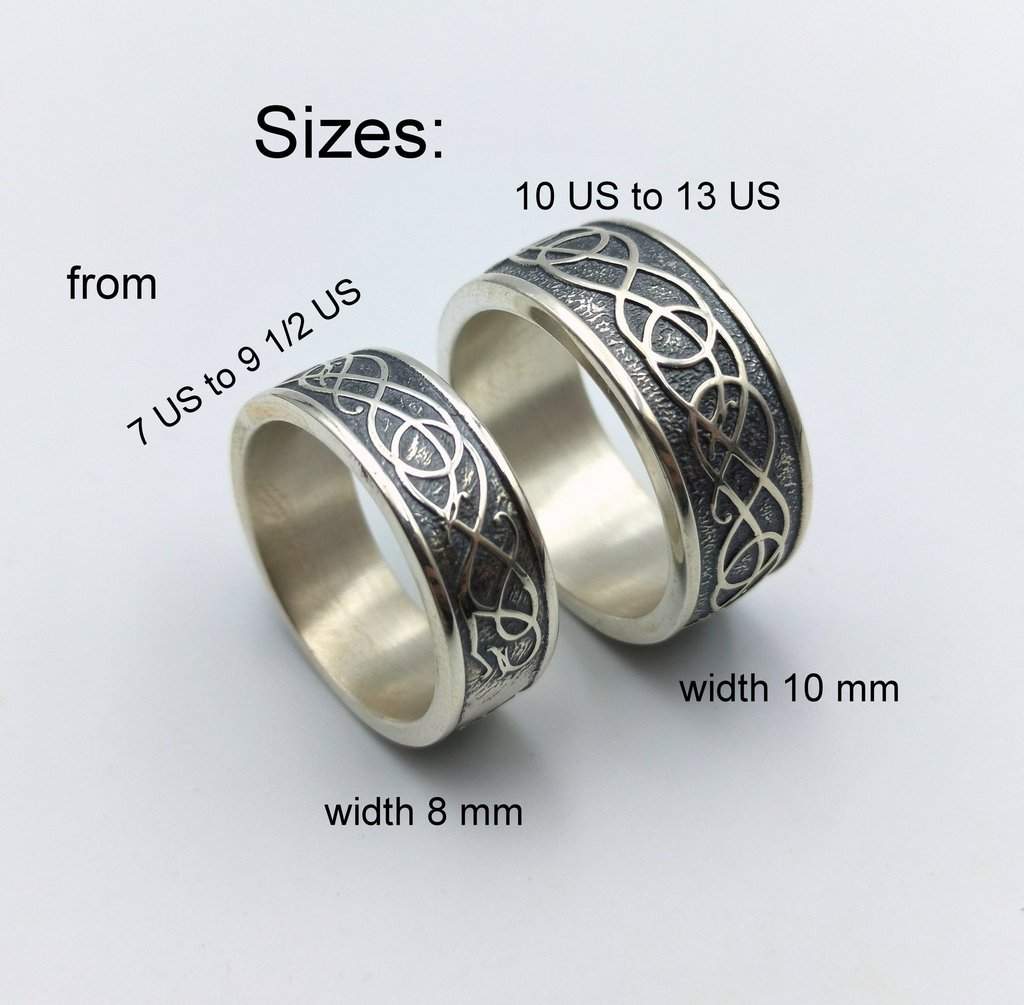 Norse Urnes ornament rings