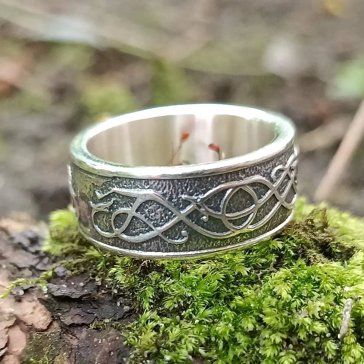 Norse Urnes ornament rings