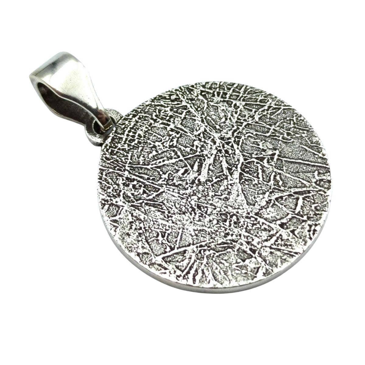 Vegvisir in circle of Elder Futhark runes pendant