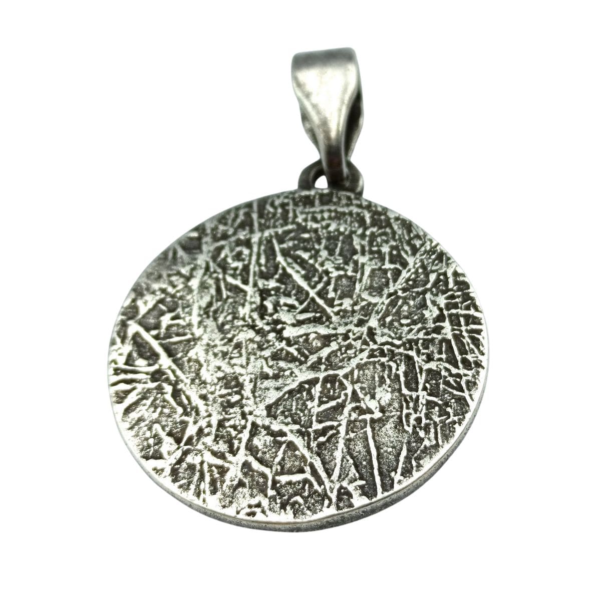 Vegvisir in circle of Elder Futhark runes pendant
