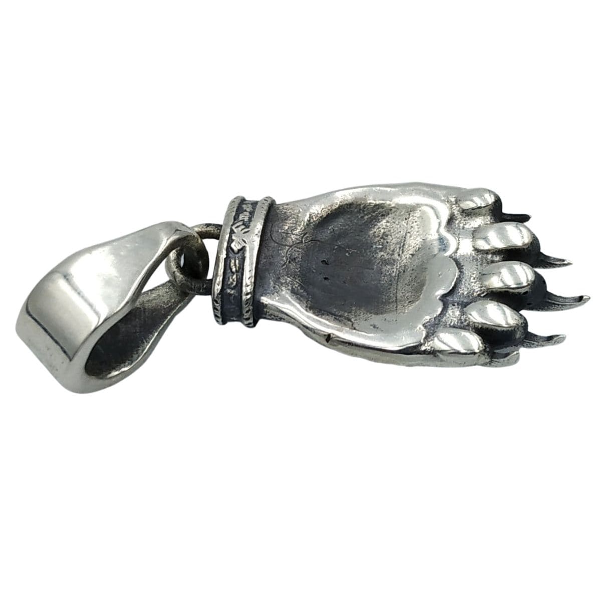 Slavic Veles Bear paw pendant