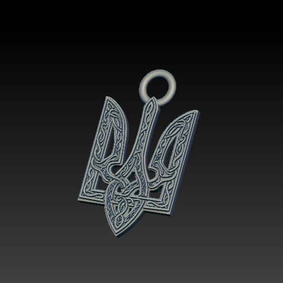 Ukrainian Trident Mammen pendant