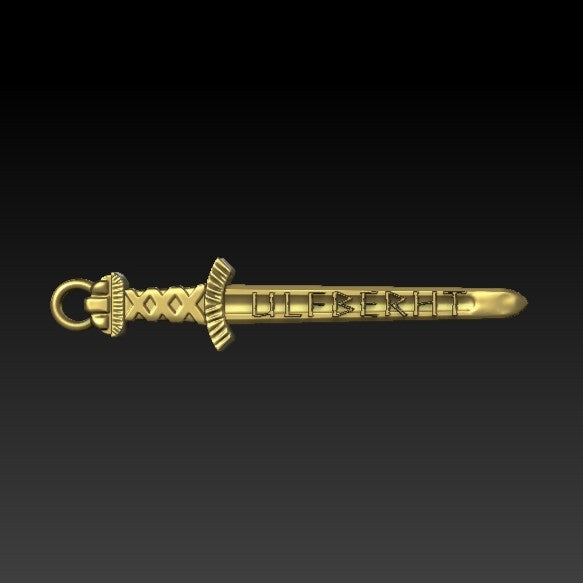 Ulfberht sword earrings