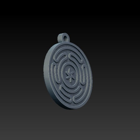 Wheel of Hecate pendant