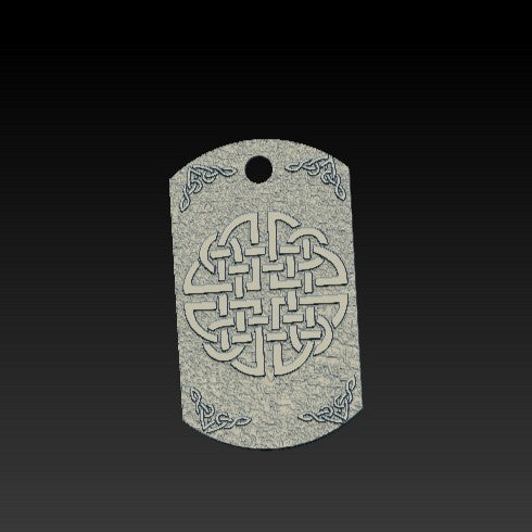 Vegvisir dara knot pendant