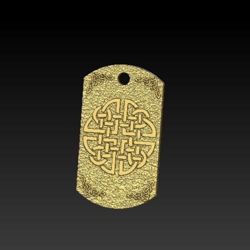 Vegvisir dara knot pendant