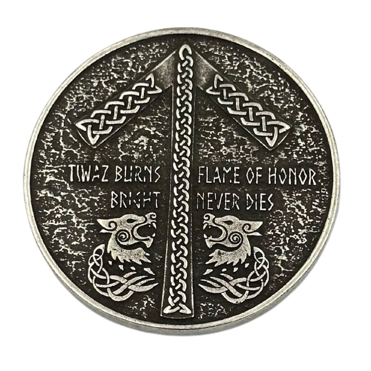 Wolf skull custom coin
