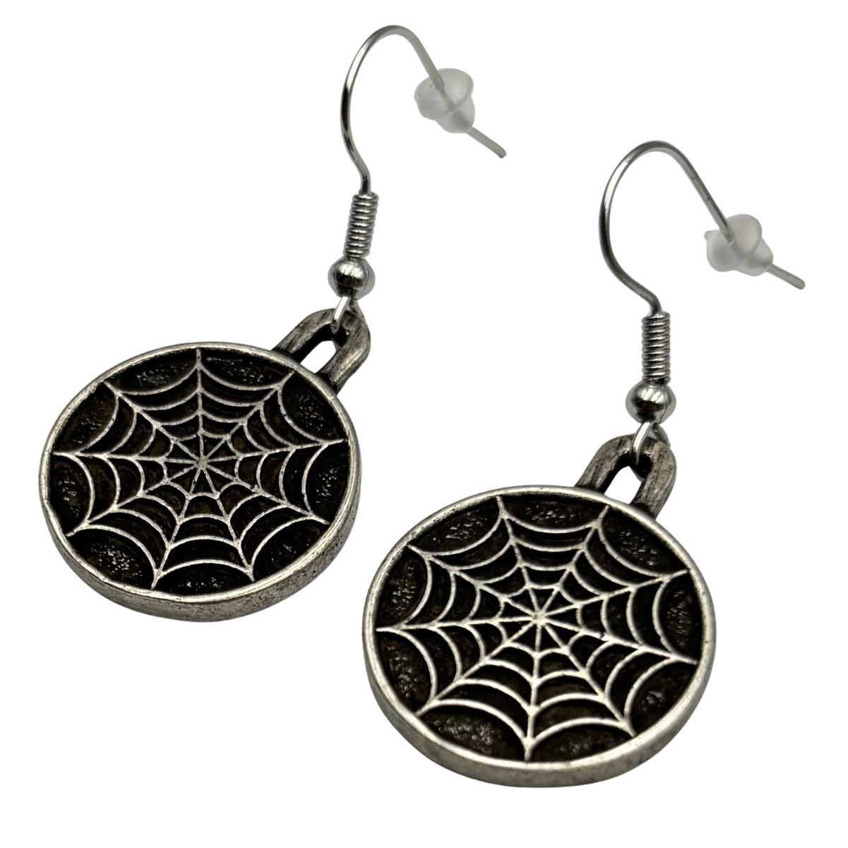 Spiderweb earrings