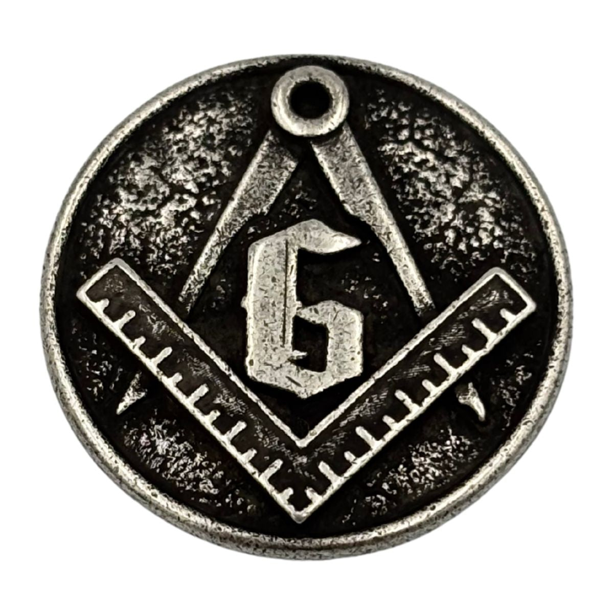 Masonic Eye paracord bead Silver plated