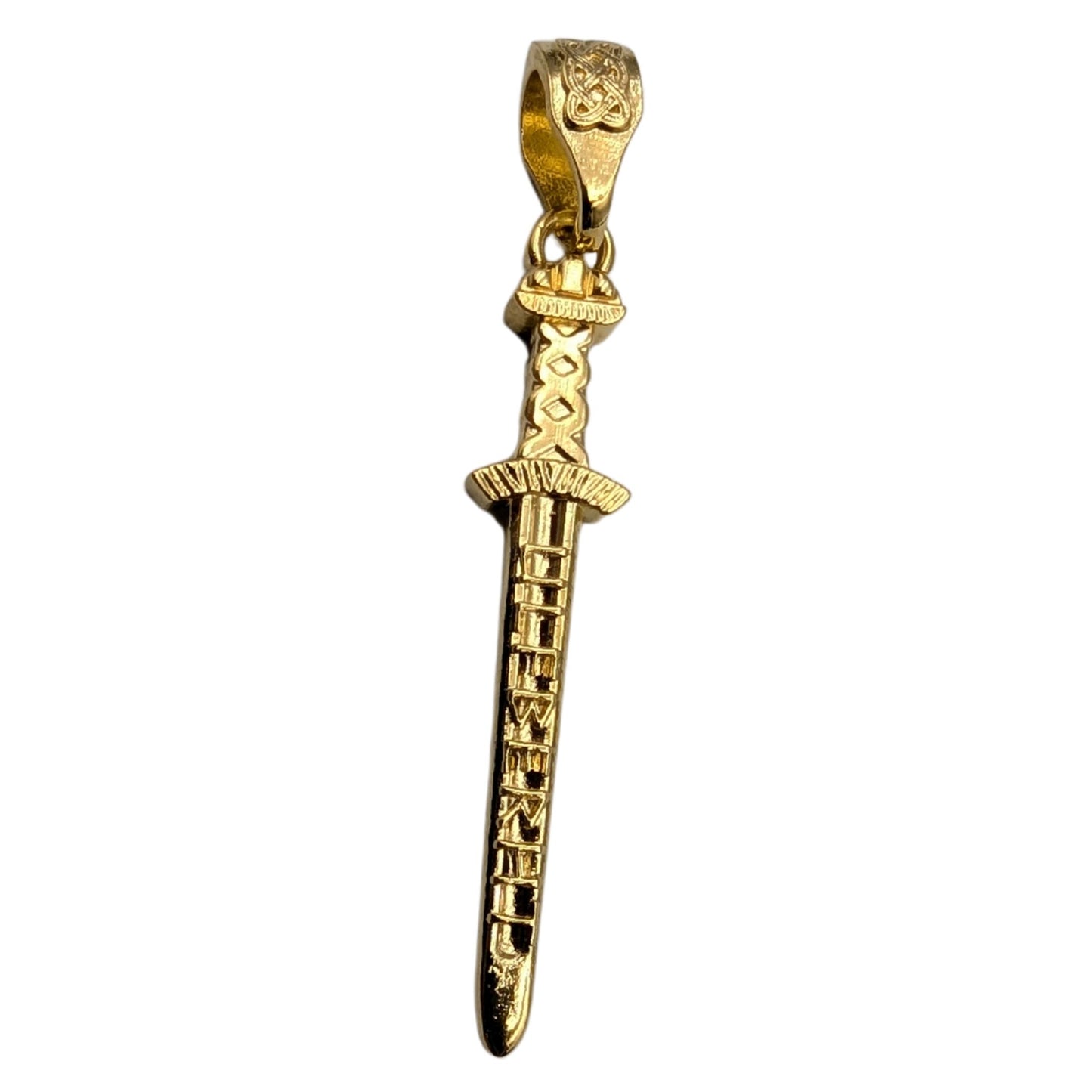 Ulfberht sword pendant Gold plating